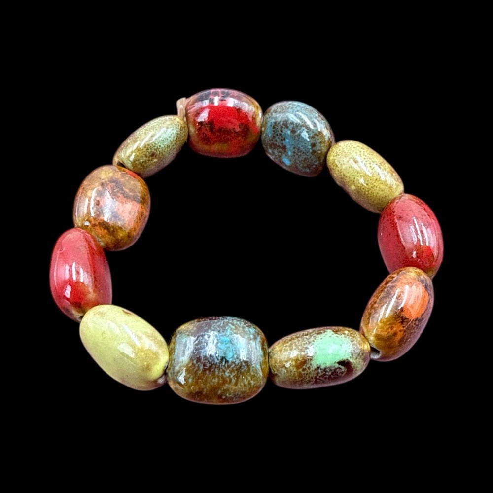 Colorful Stone Beaded Bracelet
